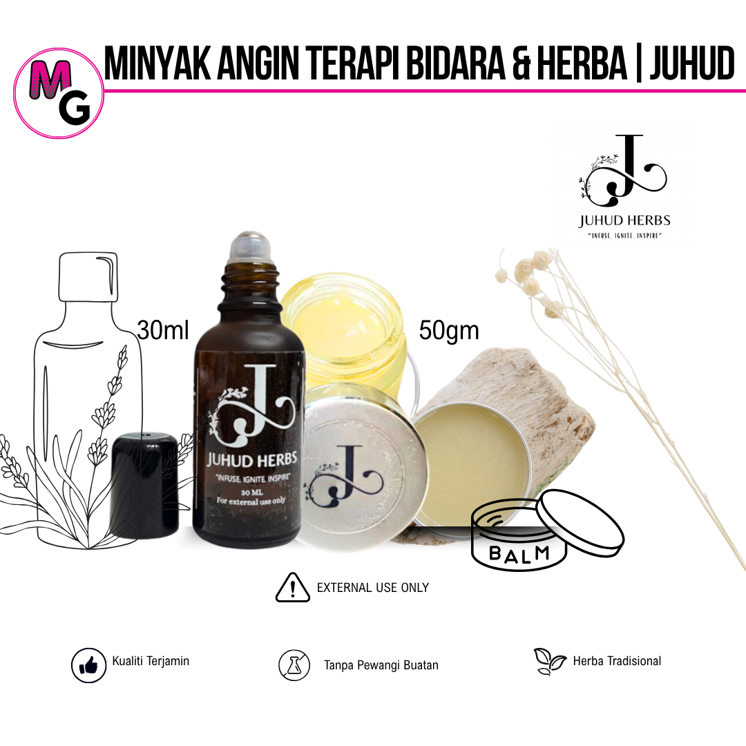 Minyak Angin Terapi Bidara & Herba | Juhud Herbs