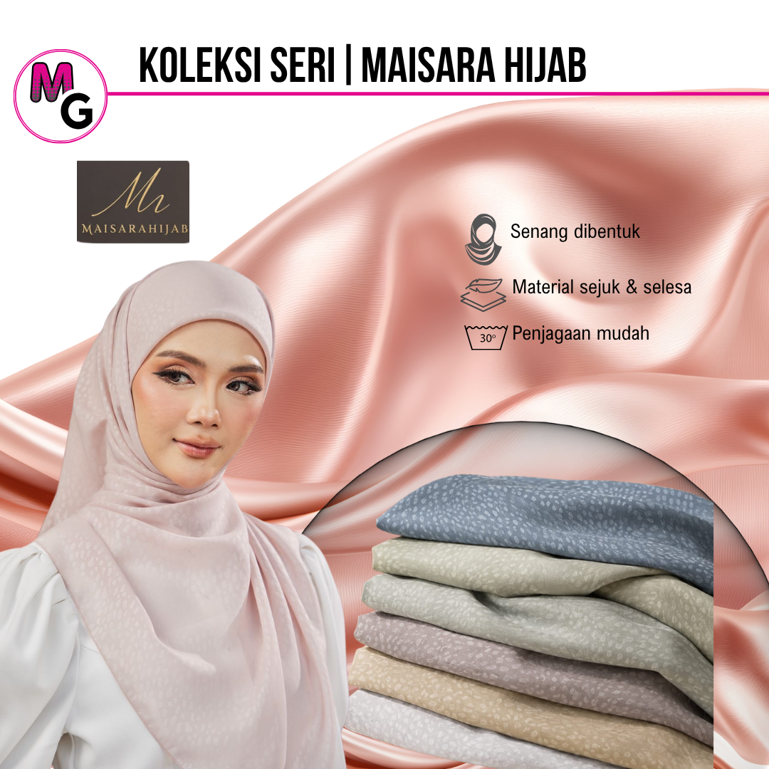 MaisaraHijab Square Bawal - Seri Collection