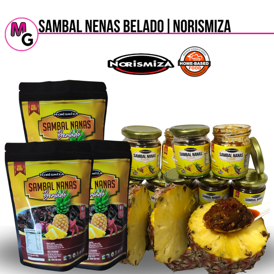 Sambal Hitam Epal Hijau & Sambal Nenas Belado |Norismiza