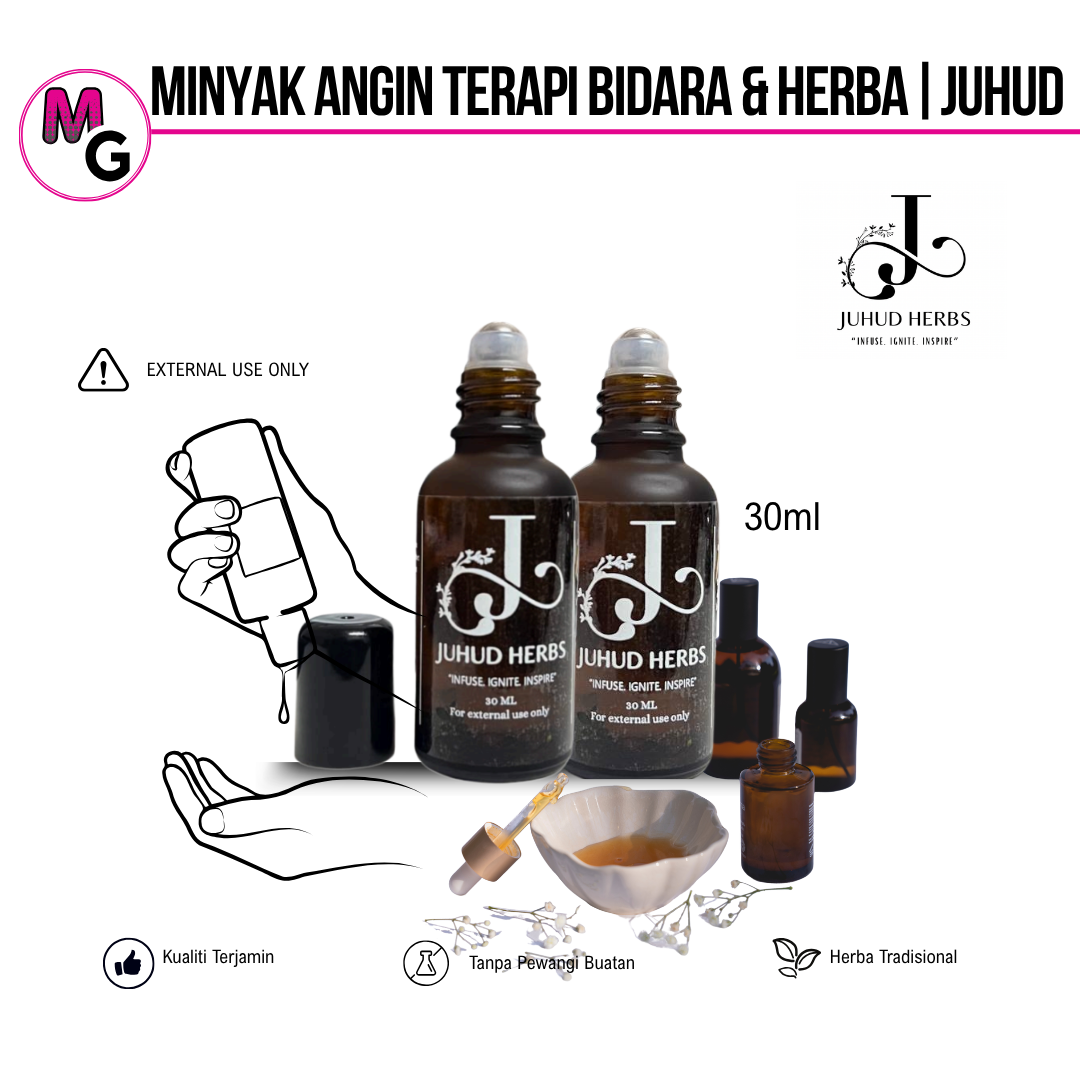 Minyak Angin Terapi Bidara & Herba | Juhud Herbs