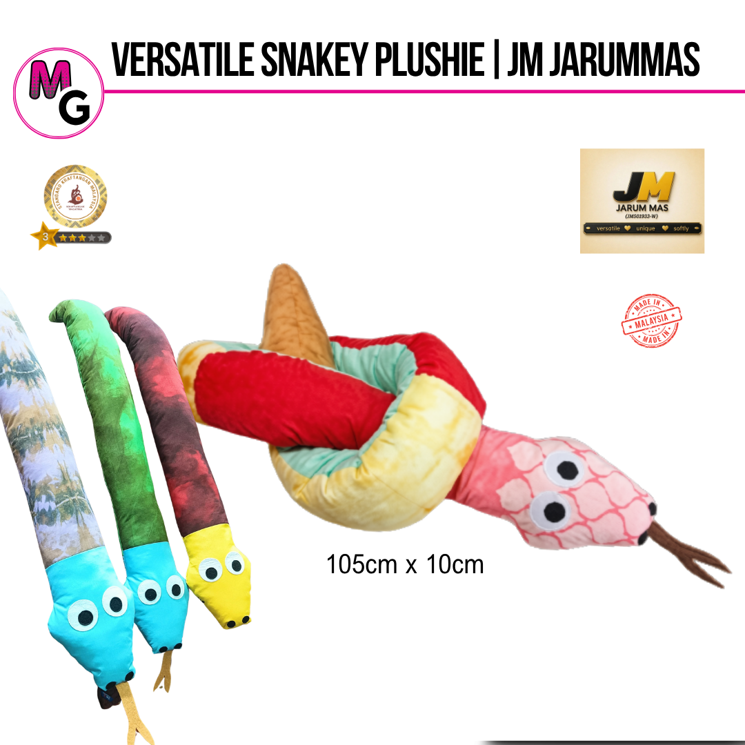Versatile Snakie Plushie | JM Jarummas
