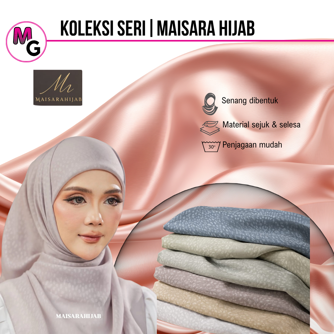 MaisaraHijab Square Bawal - Seri Collection