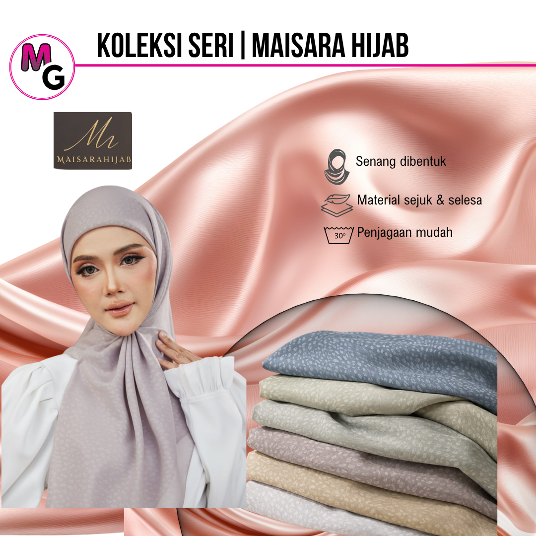 MaisaraHijab Square Bawal - Seri Collection