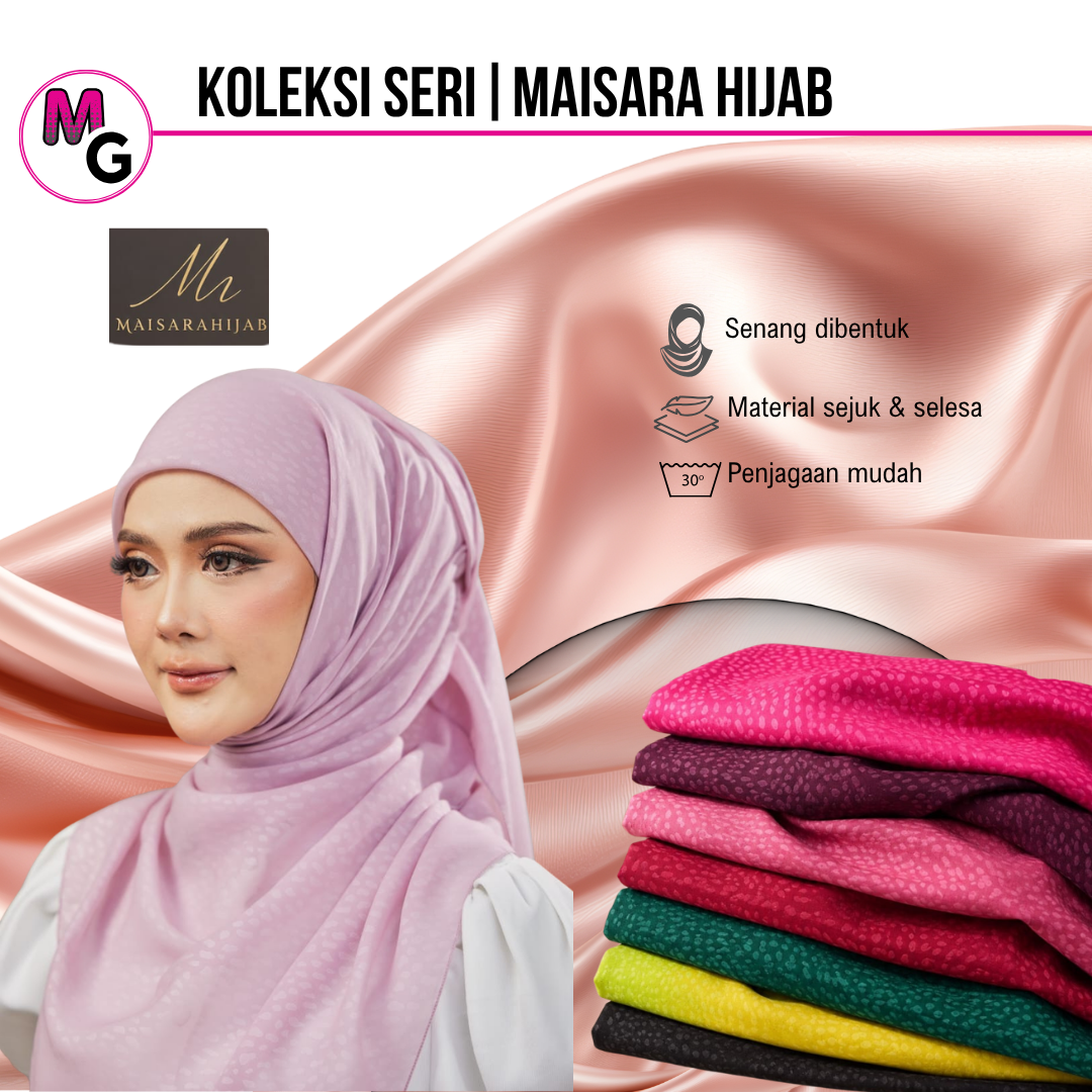 MaisaraHijab Square Bawal - Seri Collection