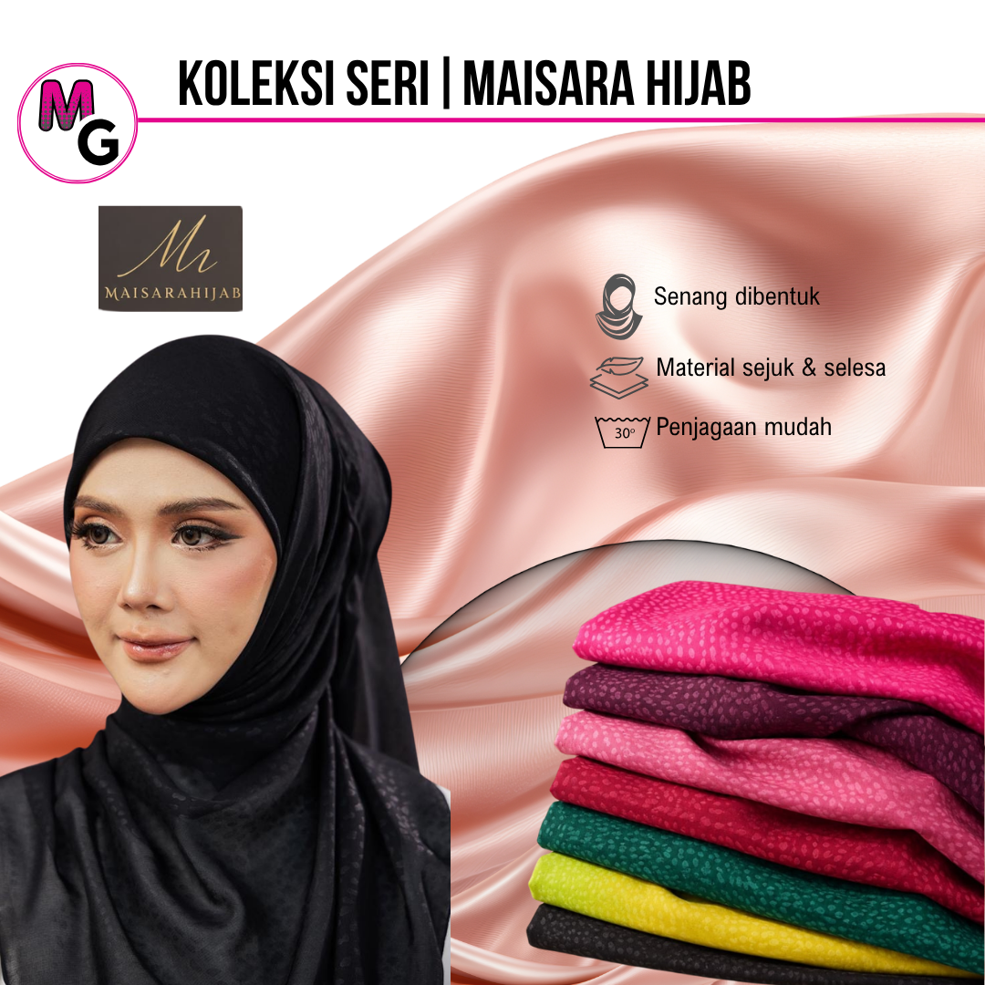 MaisaraHijab Square Bawal - Seri Collection