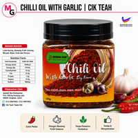 Chilli Oil with Garlic by Cik Teah, 180g