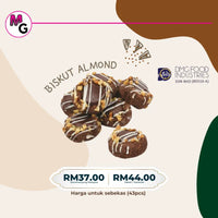 Biskut & Cookies Malaysia |DMG Food Biskut Almond / Semenanjung cookies