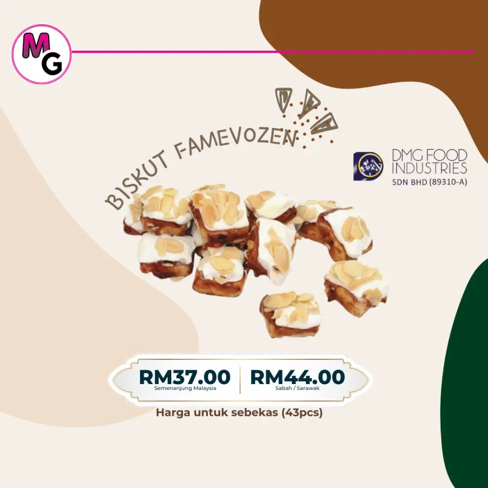 Biskut & Cookies Malaysia |DMG Food Biskut Famevozen / Semenanjung cookies
