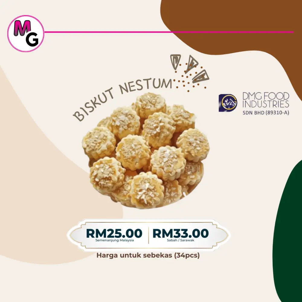 Biskut & Cookies Malaysia |DMG Food Biskut Nestum / Semenanjung cookies