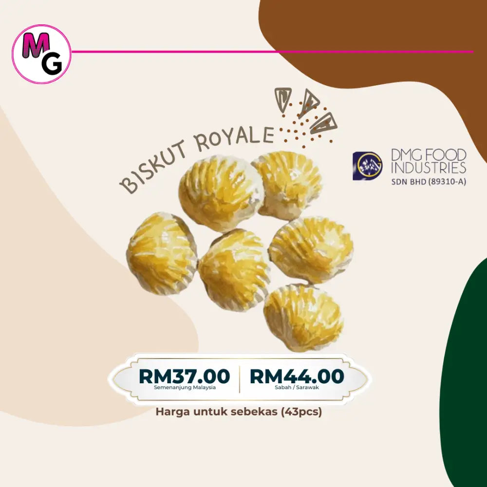 Biskut & Cookies Malaysia |DMG Food Biskut Royale / Semenanjung cookies