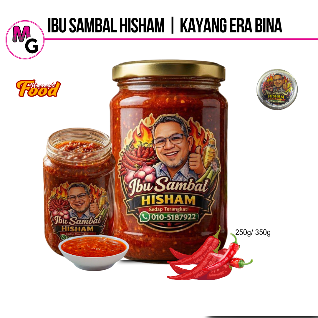 Ibu Sambal Hisham | Homemade Malaysian Chilli Paste